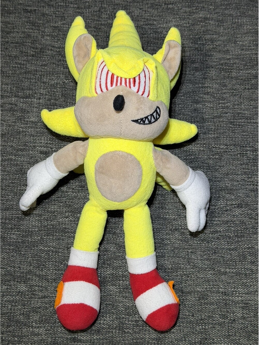 Sonic the Hedgehog Fleetway Super Sonic Stuffed Animal Plush Toy HTF Rare READ
